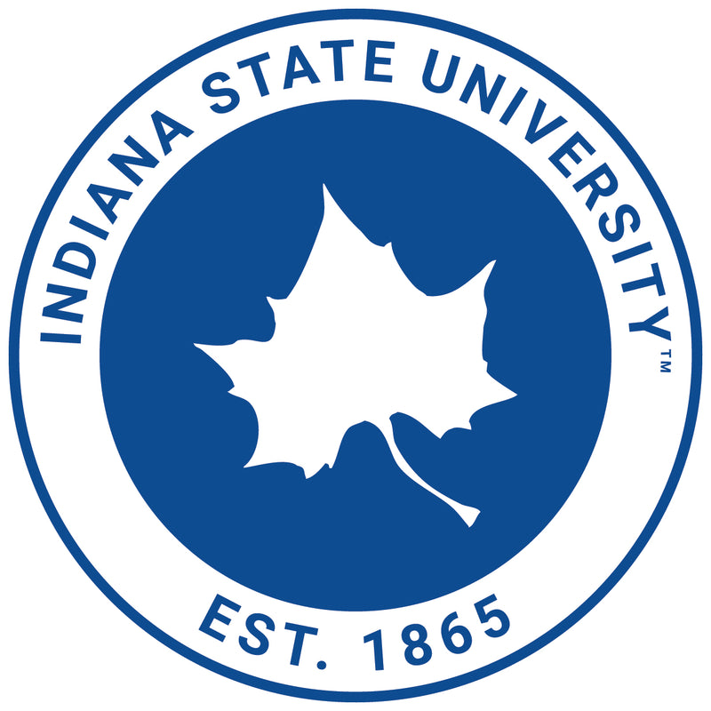 Indiana State University Round Vinyl Decal Sticker Officially Licensed Collegiate Product 2-Inch