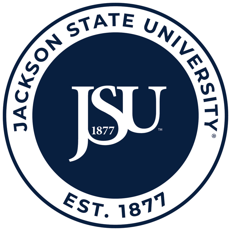 Jackson State University Round Vinyl Decal Sticker Officially Licensed Collegiate Product 2-Inch