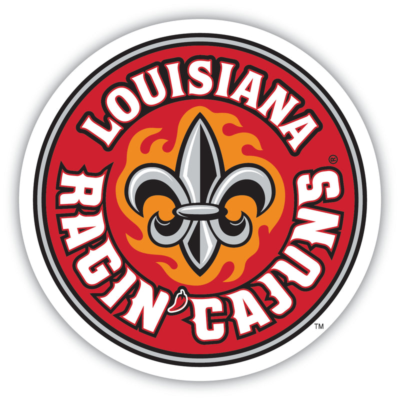 Louisiana at Lafayette Ragin' Cajuns Round Magnet Officially Licensed Collegiate Product 2-Inch
