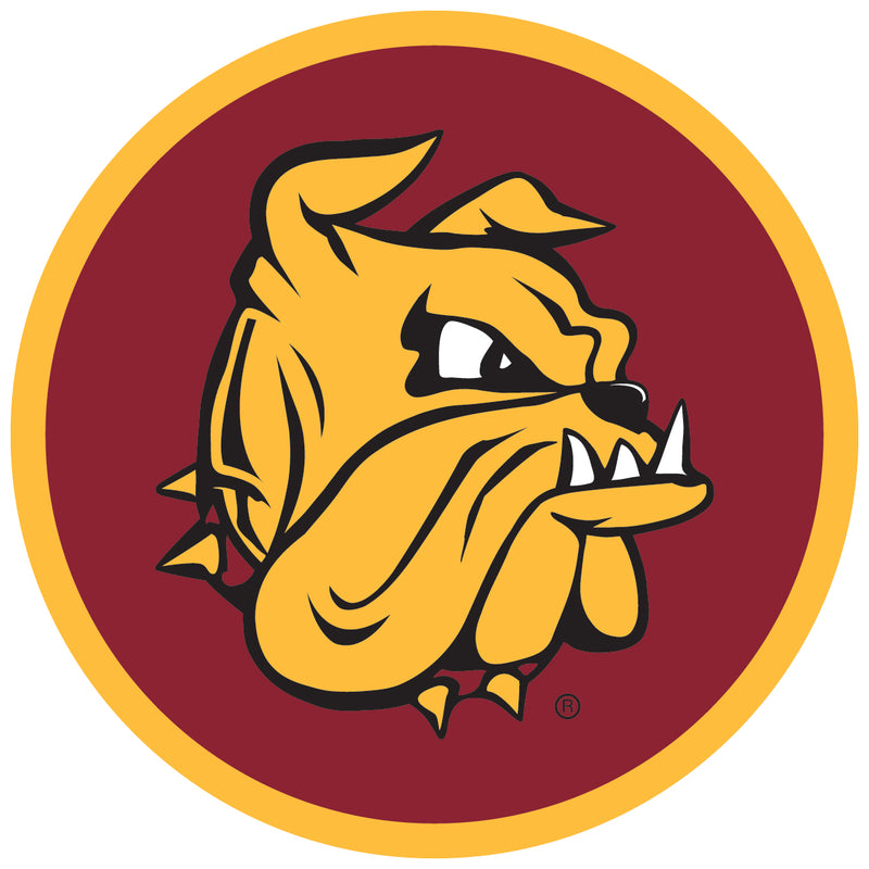 Minnesota Duluth Bulldogs Round Magnet Officially Licensed Collegiate Product 6-Inch