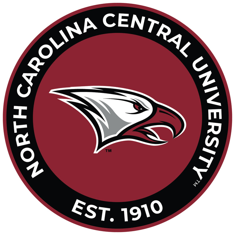 North Carolina Central Eagles Round Vinyl Decal Sticker Officially Licensed Collegiate Product 2-Inch