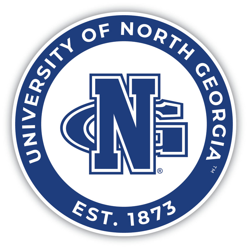 North Georgia Nighhawks Round Vinyl Decal Sticker Officially Licensed Collegiate Product 8-Inch