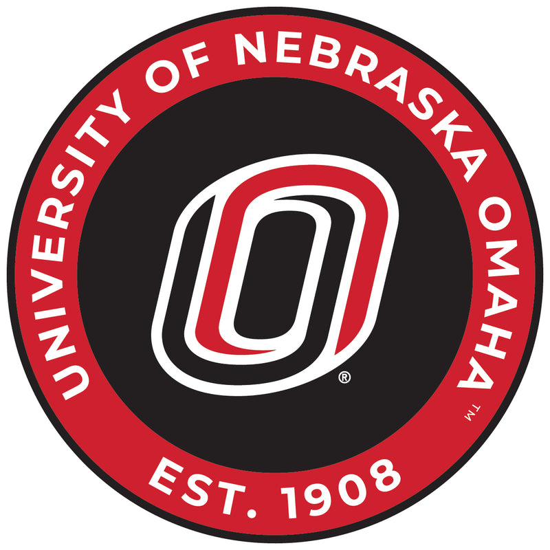 Nebraska at Omaha Round Vinyl Decal Sticker Officially Licensed Collegiate Product 2-Inch