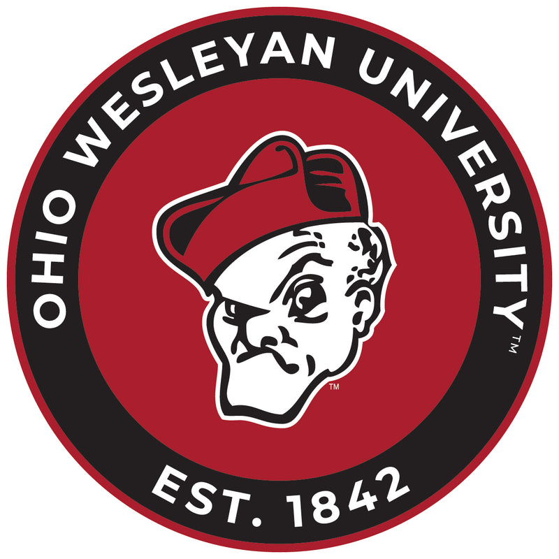 Ohio Wesleyan University Round Magnet Officially Licensed Collegiate Product 8-Inch