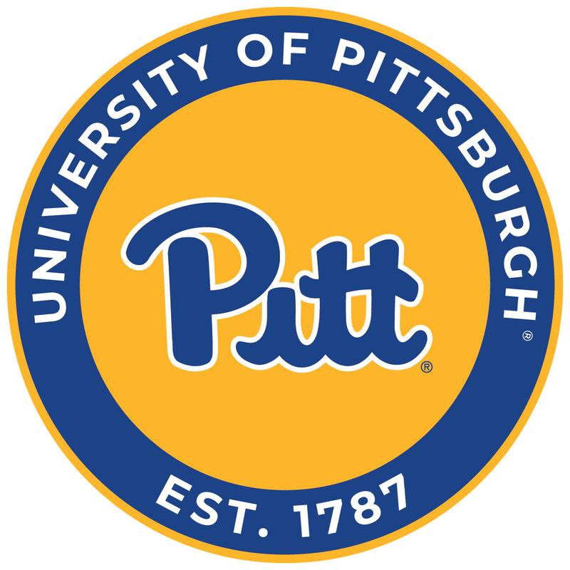 Pittsburgh Panthers Round Magnet Officially Licensed Collegiate Product 2-Inch