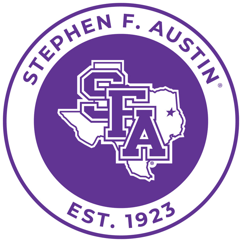 Stephen F. Austin State University Round Vinyl Decal Sticker Officially Licensed Collegiate Product 2-Inch