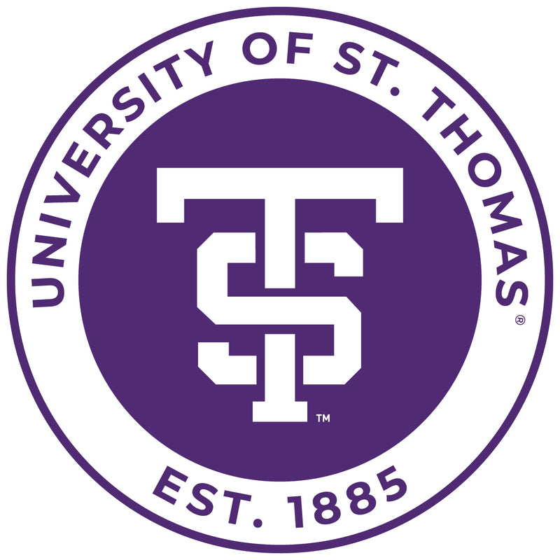 University of St. Thomas Round Vinyl Decal Sticker Officially Licensed Collegiate Product 2-Inch