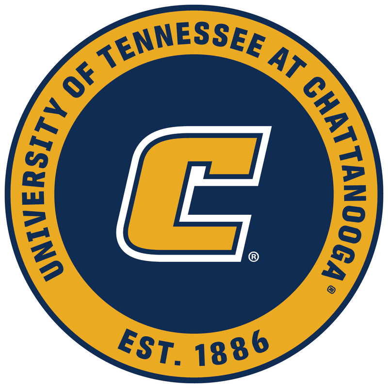 University of Tennessee at Chattanooga Round Vinyl Decal Sticker Officially Licensed Collegiate Product 8-Inch