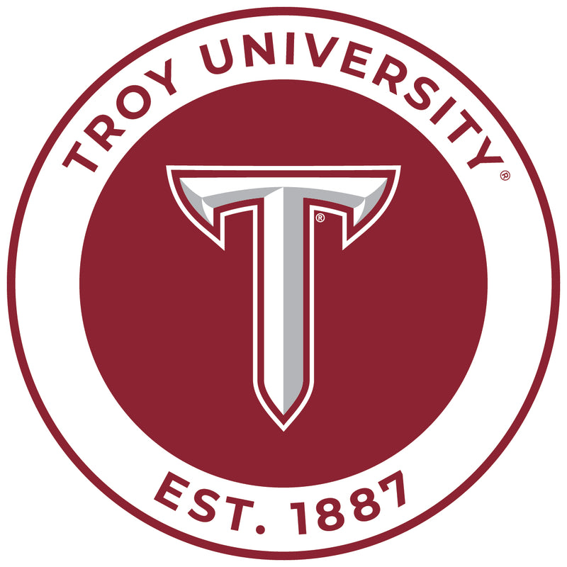Troy University Round Magnet Officially Licensed Collegiate Product 2-Inch