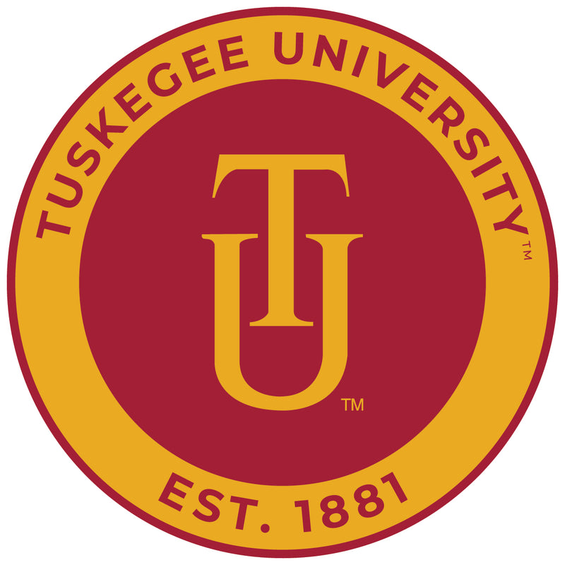 Tuskegee University Round Vinyl Decal Sticker Officially Licensed Collegiate Product 8-Inch