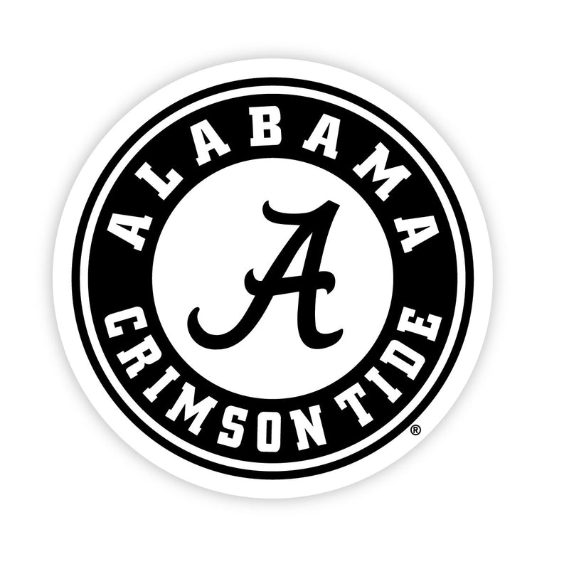 Alabama Crimson Tide Officially Licensed Black Vinyl Decal Sticker Holographic Backing
