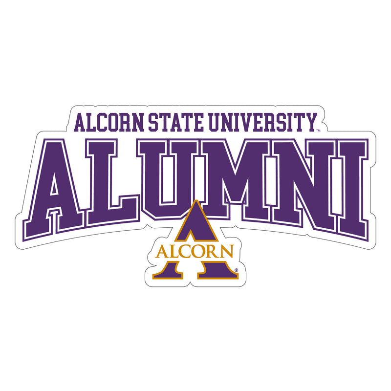 Alcorn State Braves Laser Cut Alumni Vinyl Sticker/Magnet - Officially Licensed 6-Inch
