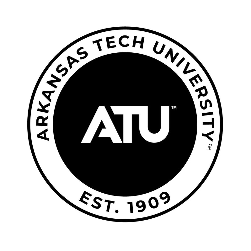 Arkansas Tech University Officially Licensed Black Vinyl Decal Sticker Clear Backing