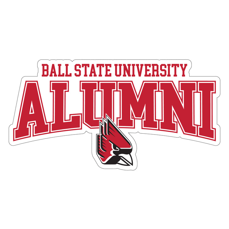 Ball State University Laser Cut Alumni Vinyl Sticker/Magnet - Officially Licensed 4-Inch