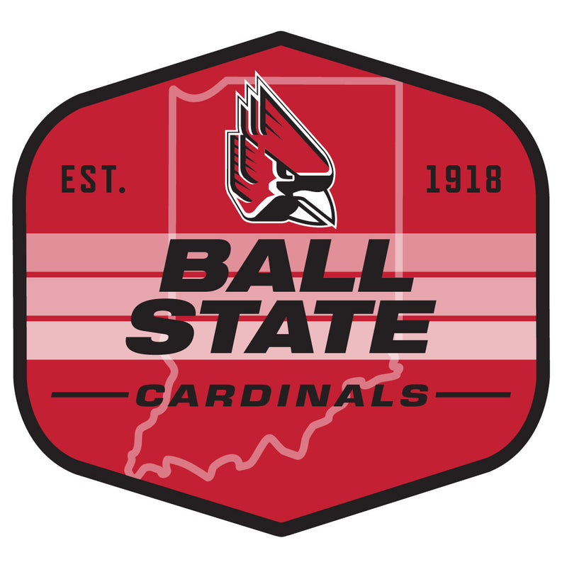 Ball State University Scenic Background Vinyl Sticker/Magnet - Officially Licensed