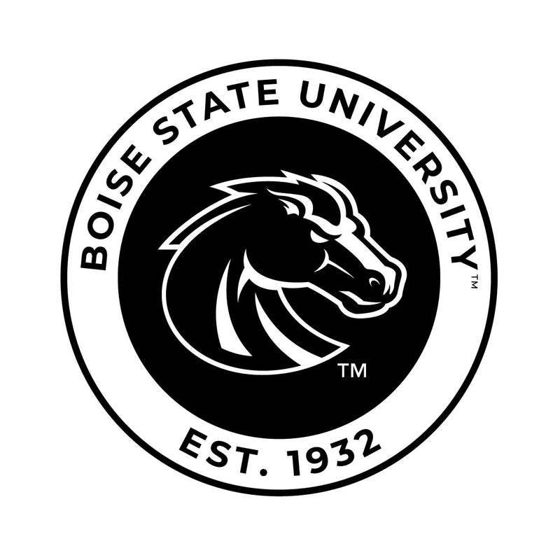 Boise State Broncos Officially Licensed Black Vinyl Decal Sticker Clear Backing