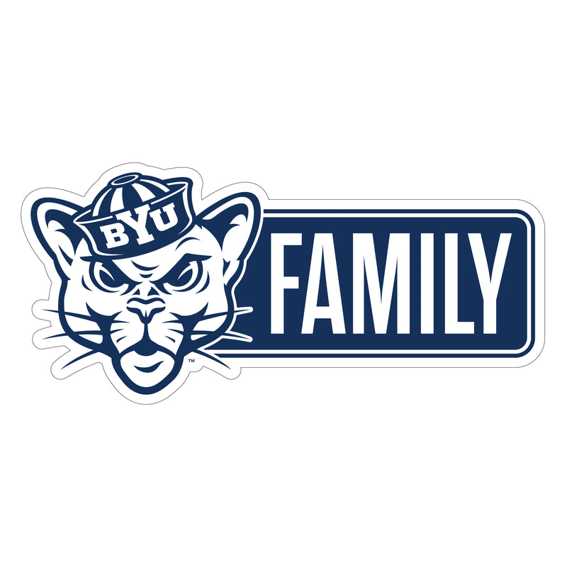 Brigham Young Cougars Proud Die Cut Decal Officially Licensed Collegiate Product