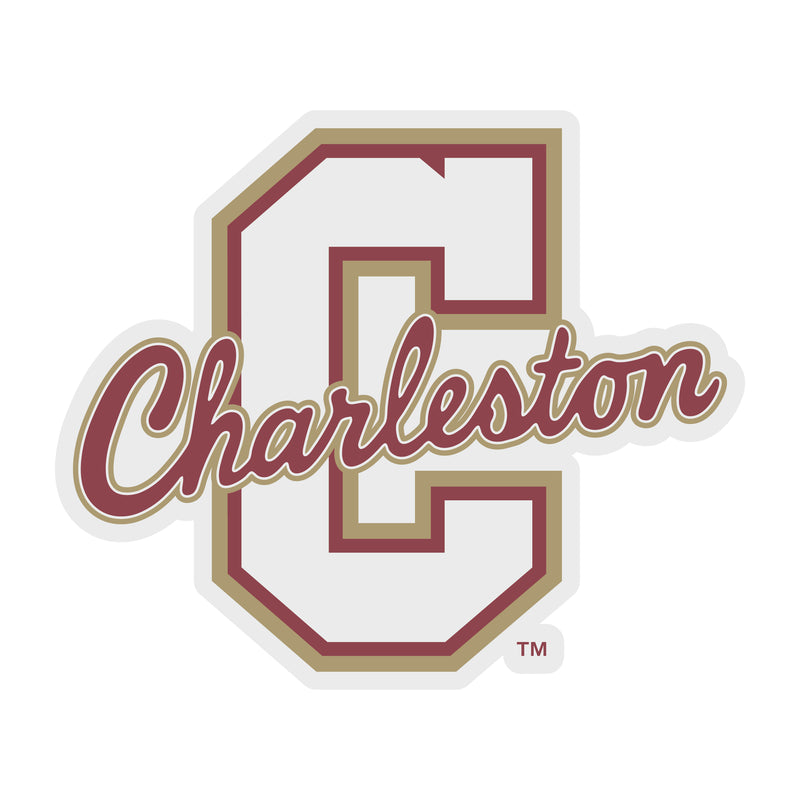 College of Charleston Choose Style and Size NCAA Vinyl Decal Sticker for Fans, Students, and Alumni