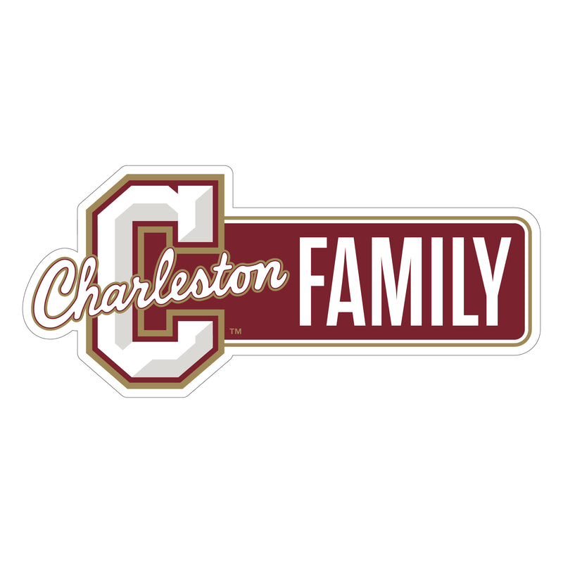 College of Charleston Proud Die Cut Decal Officially Licensed Collegiate Product