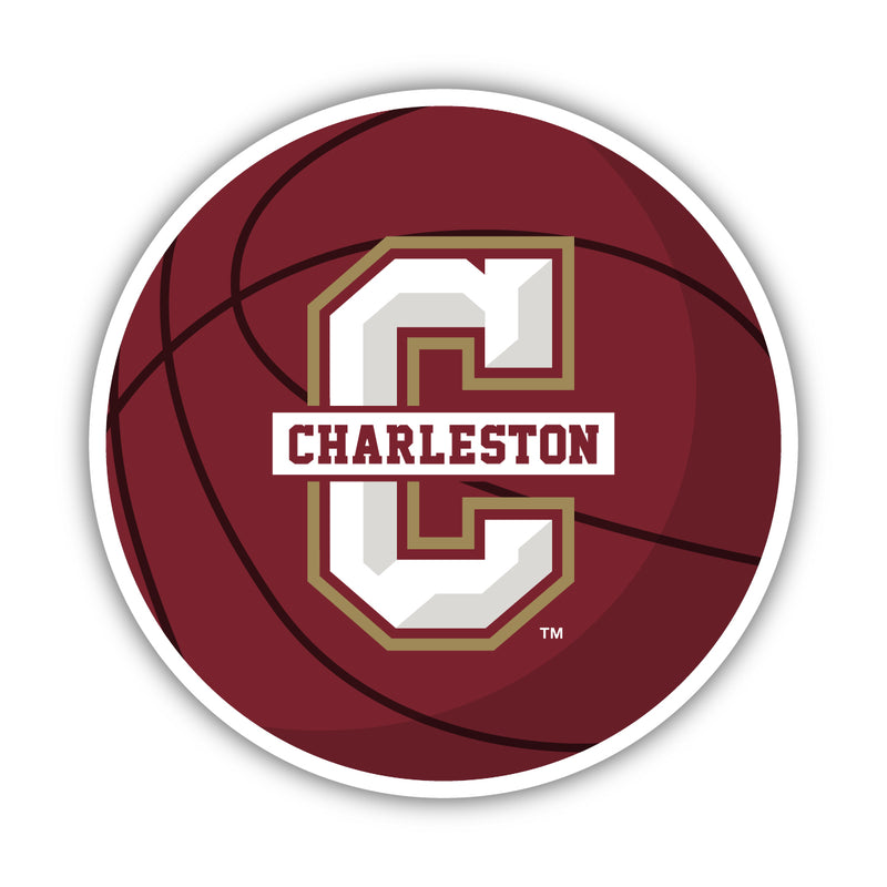 College of Charleston College Sticker or Magnet – Licensed University Sports Design, Multiple Sizes
