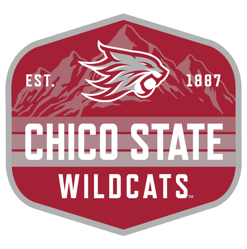 California State University, Chico Scenic Background Vinyl Sticker/Magnet - Officially Licensed