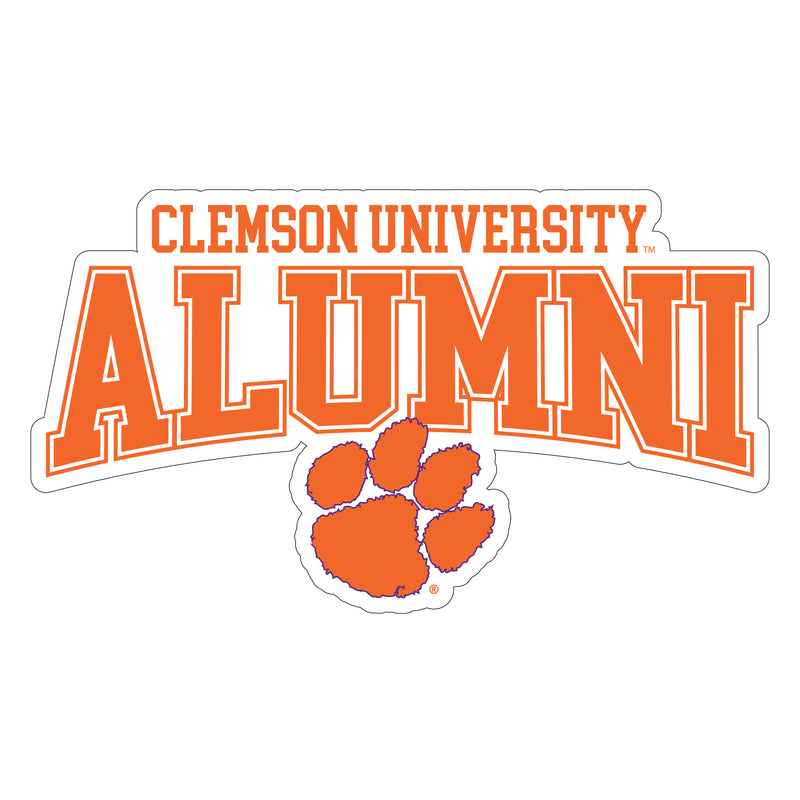 Clemson Tigers Laser Cut Alumni Vinyl Sticker/Magnet - Officially Licensed 3-Inch
