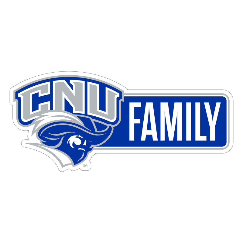 Christopher Newport Captains Proud Die Cut Decal Officially Licensed Collegiate Product