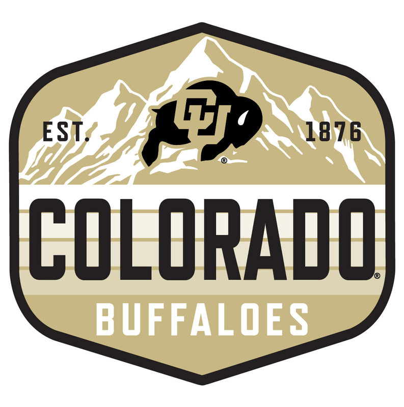 Colorado Buffaloes Scenic Background Vinyl Sticker/Magnet - Officially Licensed