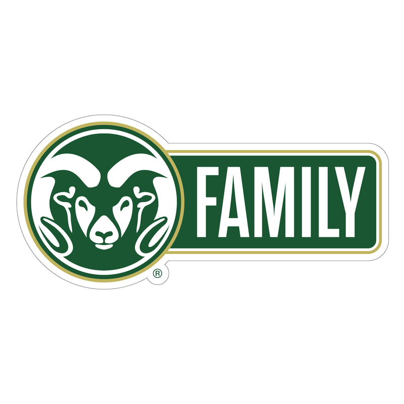 Colorado State Rams Proud Die Cut Decal Officially Licensed Collegiate Product