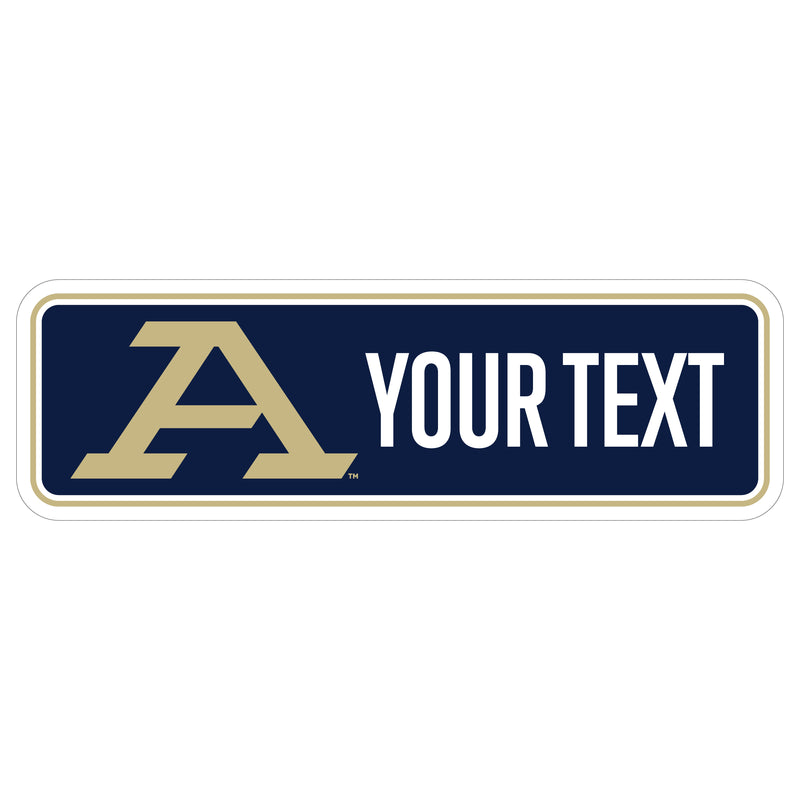 Akron Zips Customizable Vinyl Sticker/Magnet Officially Licensed Collegiate Product 3-Inches Wide