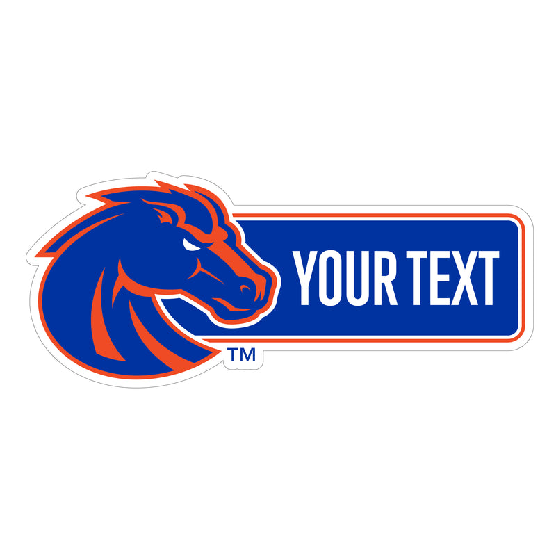 Boise State Broncos Customizable Vinyl Sticker/Magnet Officially Licensed Collegiate Product 4-Inches Wide