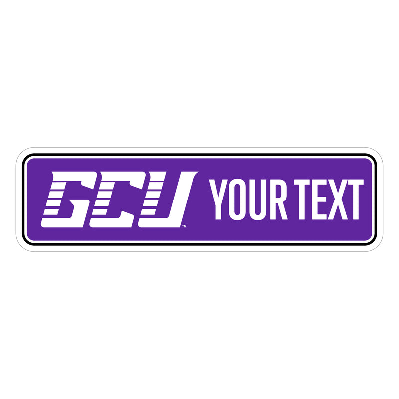 Grand Canyon University Lopes Customizable Vinyl Sticker/Magnet Officially Licensed Collegiate Product 6-Inches Wide