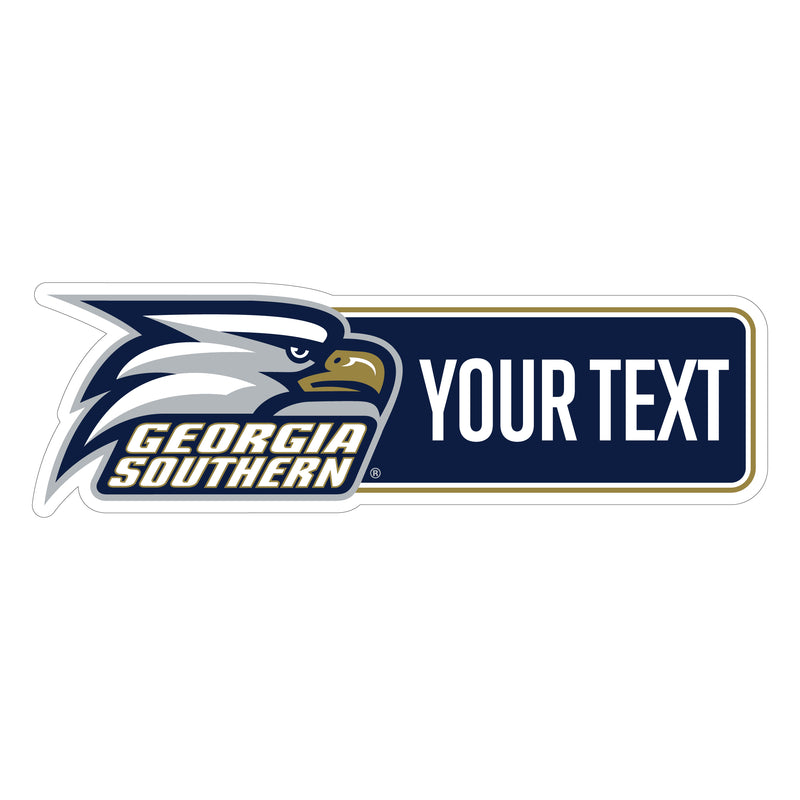 Georgia Southern Eagles Customizable Vinyl Sticker/Magnet Officially Licensed Collegiate Product 12-Inches Wide
