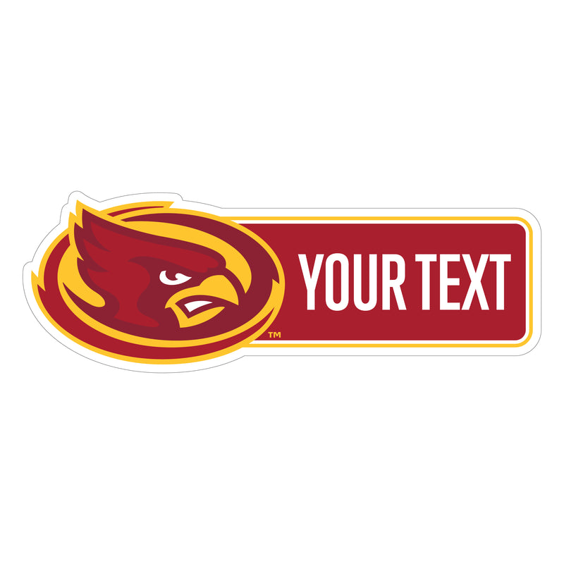 Iowa State Cyclones Customizable Vinyl Sticker/Magnet Officially Licensed Collegiate Product 3-Inches Wide