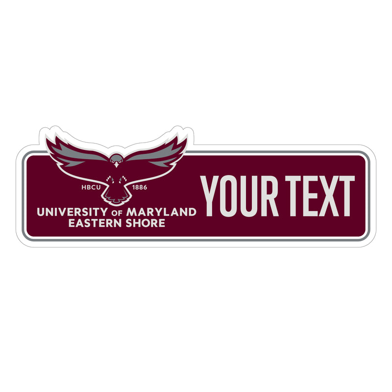 Maryland Eastern Shore Customizable Vinyl Sticker/Magnet Officially Licensed Collegiate Product 3-Inches Wide