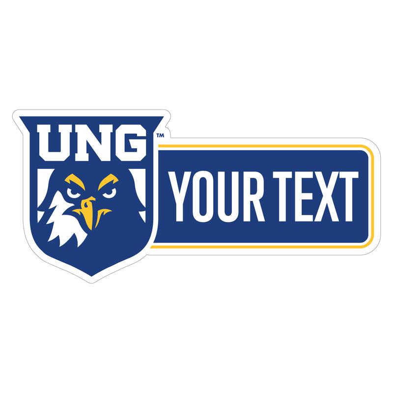 North Georgia Nighhawks Customizable Vinyl Sticker/Magnet Officially Licensed Collegiate Product 3-Inches Wide