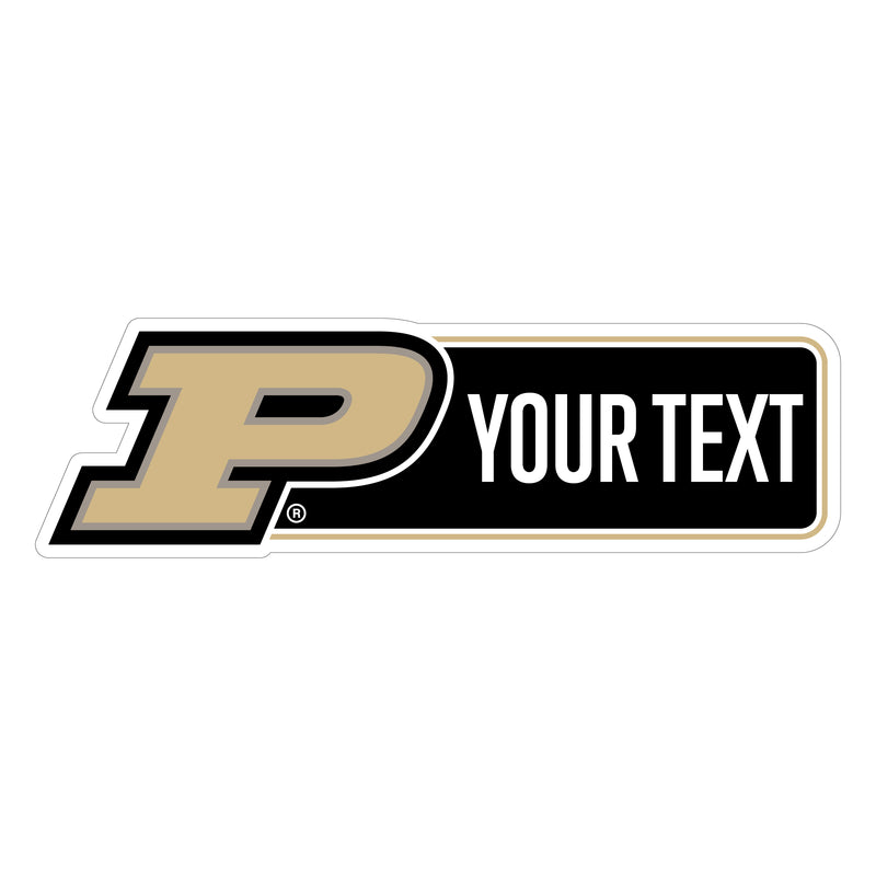 Purdue Boilermakers Customizable Vinyl Sticker/Magnet Officially Licensed Collegiate Product 8-Inches Wide