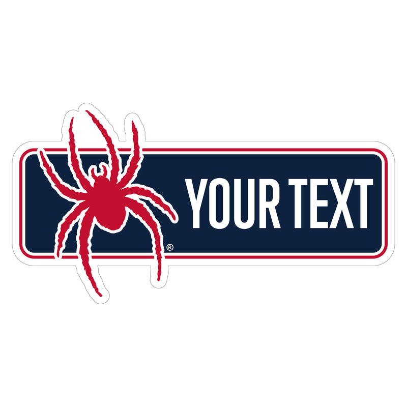 Richmond Spiders Customizable Vinyl Sticker/Magnet Officially Licensed Collegiate Product 6-Inches Wide