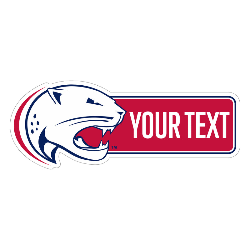 University of South Alabama Customizable Vinyl Sticker/Magnet Officially Licensed Collegiate Product 3-Inches Wide