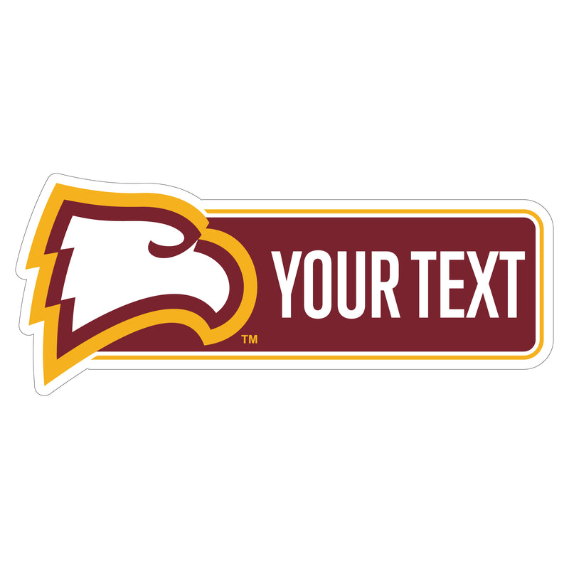 Winthrop University Customizable Vinyl Sticker/Magnet Officially Licensed Collegiate Product 3-Inches Wide