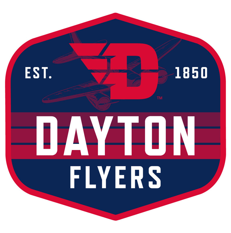 Dayton Flyers Scenic Background Vinyl Sticker/Magnet - Officially Licensed