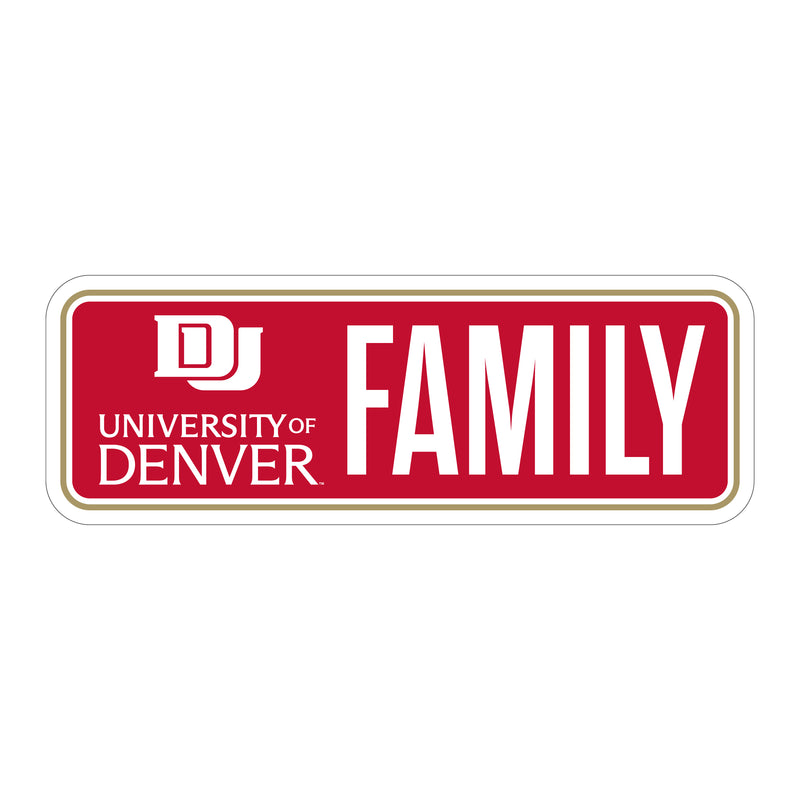 University of Denver Pioneers Proud Die Cut Magnet Officially Licensed Collegiate Product 3-Inches Wide