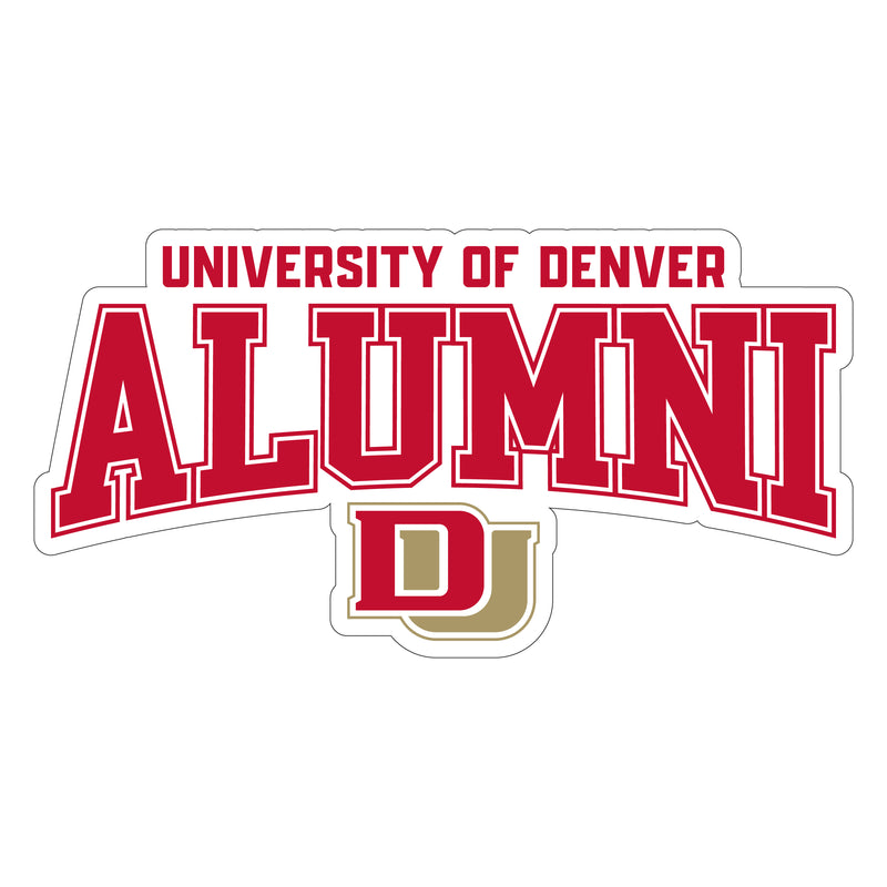 University of Denver Pioneers Laser Cut Alumni Vinyl Sticker/Magnet - Officially Licensed 3-Inch