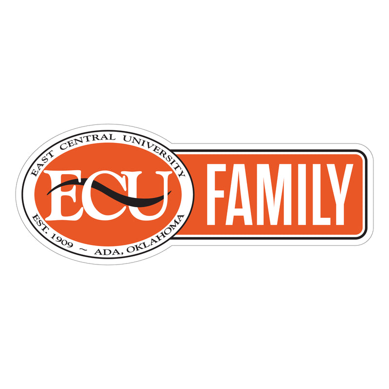 East Central University Tigers Proud Die Cut Decal Officially Licensed Collegiate Product