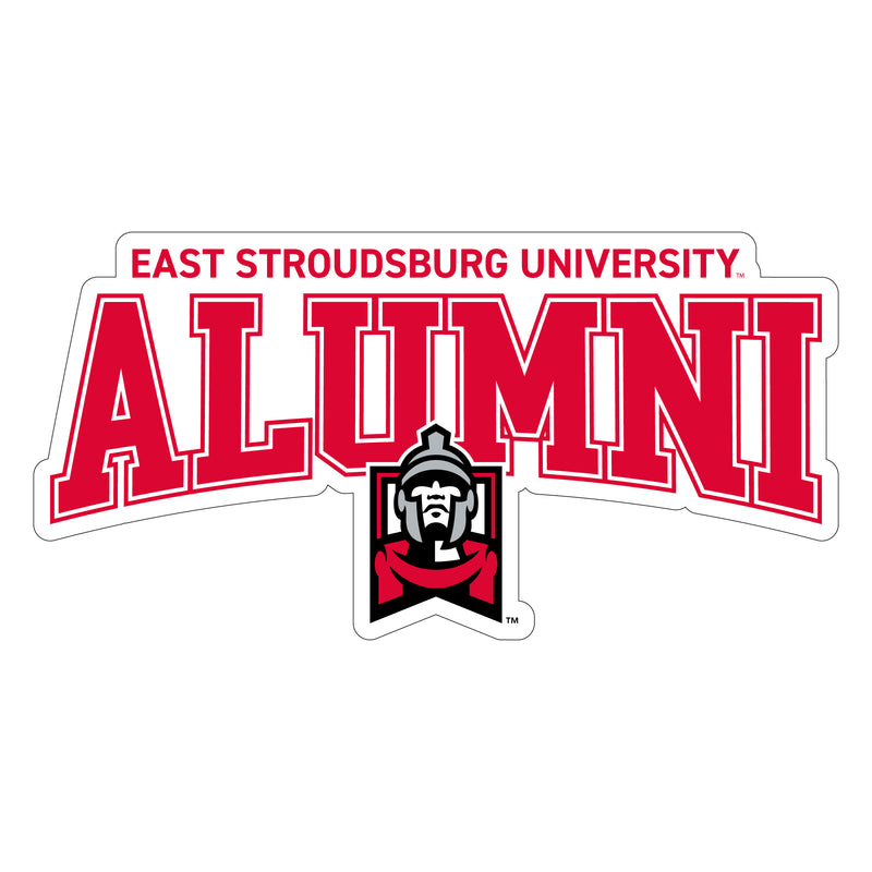 East Stroudsburg University Laser Cut Alumni Vinyl Sticker/Magnet - Officially Licensed 6-Inch