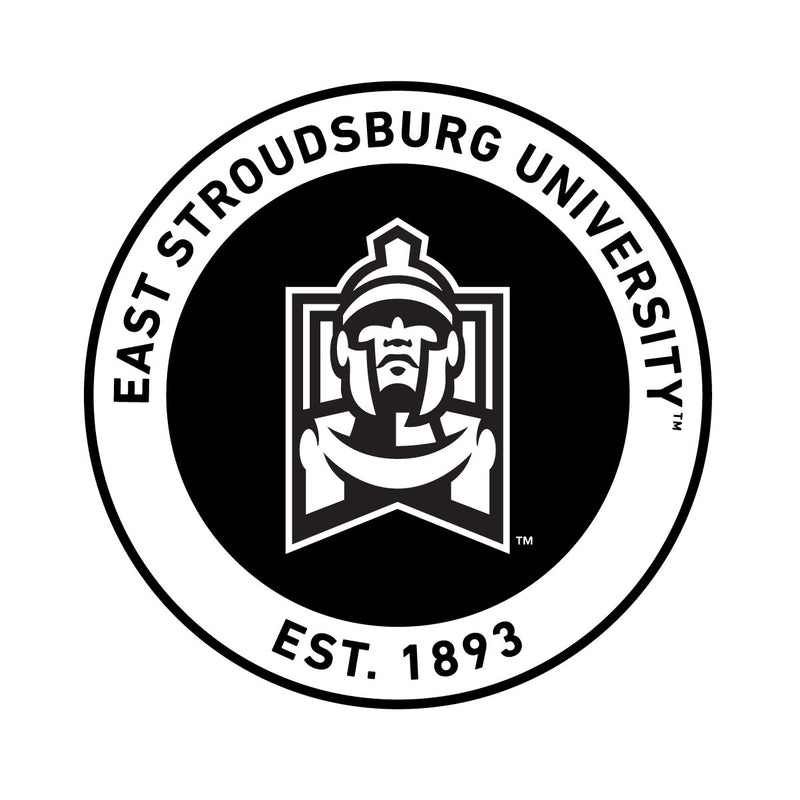 East Stroudsburg University Officially Licensed Black Vinyl Decal Sticker Holographic Backing