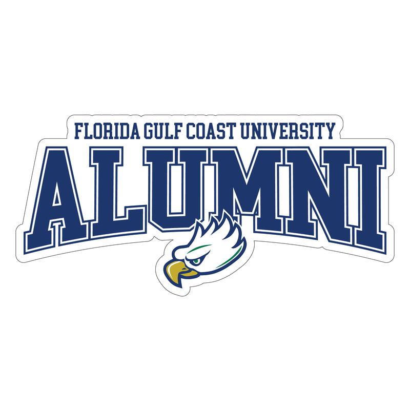 Florida Gulf Coast Eagles Laser Cut Alumni Vinyl Sticker/Magnet - Officially Licensed 3-Inch