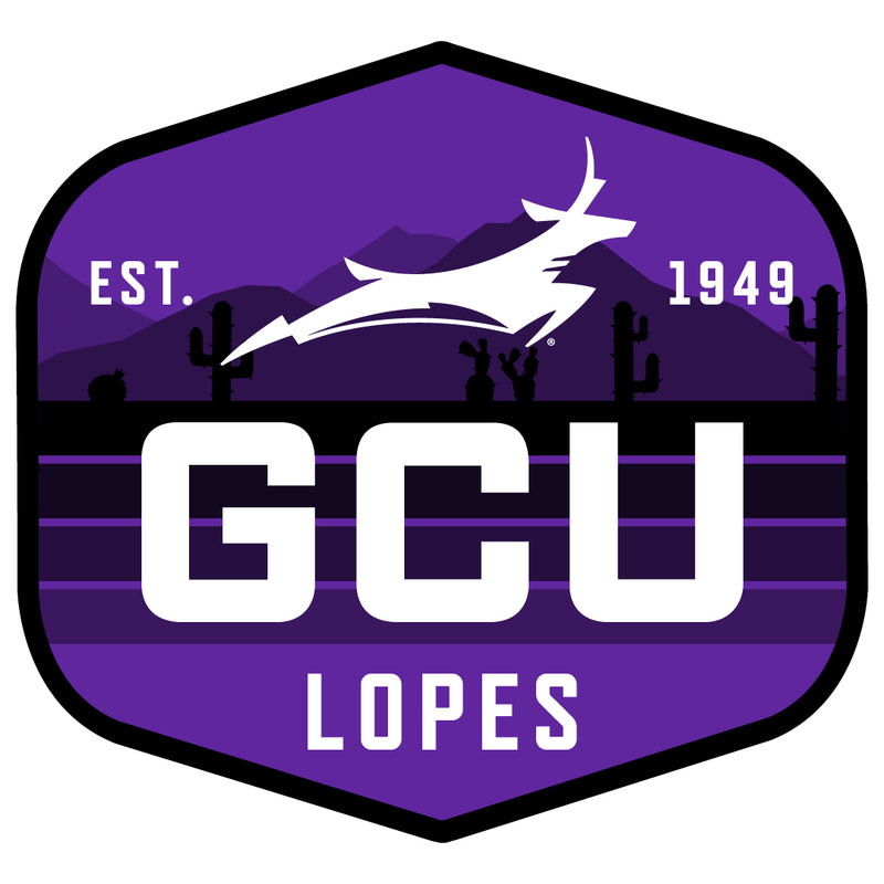 Grand Canyon University Lopes Scenic Background Vinyl Sticker/Magnet - Officially Licensed
