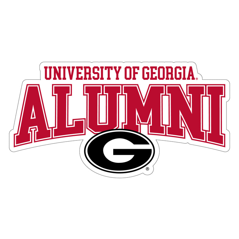 Georgia Bulldogs Laser Cut Alumni Vinyl Sticker/Magnet - Officially Licensed 8-Inch