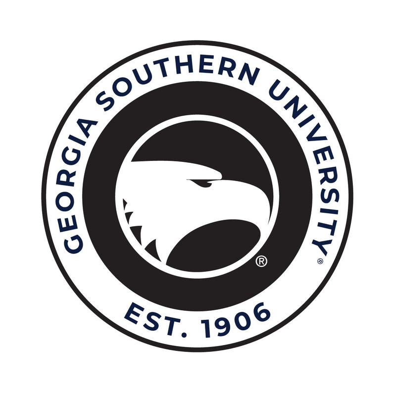 Georgia Southern Eagles Officially Licensed Black Vinyl Decal Sticker Clear Backing
